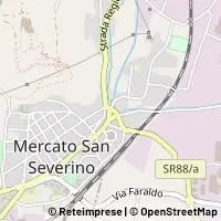 Kaart Mercato San Severino