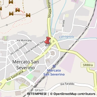 Mappa Piazza Garibaldi, 5, 84085 Mercato San Severino, Salerno (Campania)