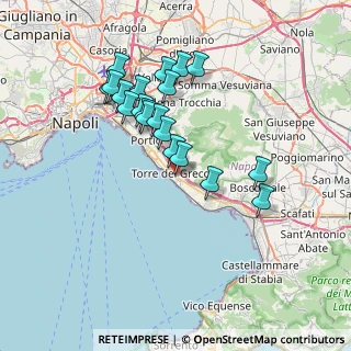 Mappa Via S. Giovanni Battista, 80059 Torre del Greco NA, Italia (7.0885)