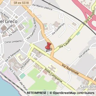 Mappa Via San Giovanni Battista, 13, 80059 Torre del Greco, Napoli (Campania)