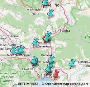 Mappa Via Agostino, 84045 Mercato San Severino SA, Italia (9.4005)