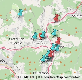 Mappa Via Agostino, 84045 Mercato San Severino SA, Italia (3.77333)