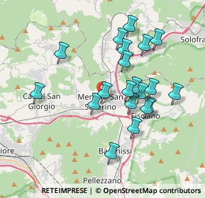 Mappa Via Agostino, 84045 Mercato San Severino SA, Italia (3.7095)
