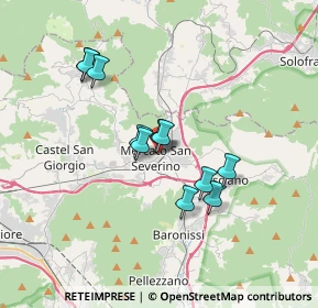 Mappa Via A. Guerrasio, 84085 Mercato San Severino SA, Italia (3.06909)