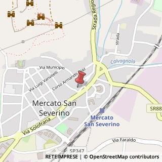 Mappa Piazza XX Settembre, 24, 84085 Mercato San Severino, Salerno (Campania)