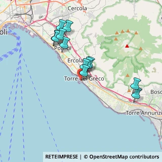 Mappa I Traversa Pincipale Marina, 80059 Torre del Greco NA, Italia (3.8125)