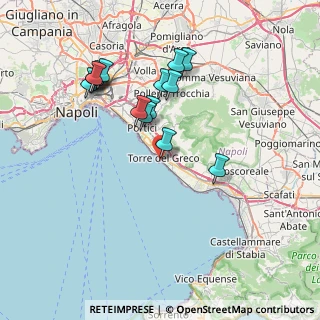Mappa Largo Portosalvo, 80059 Torre del Greco NA, Italia (7.88667)