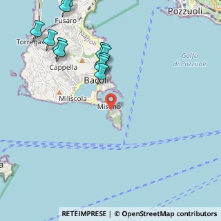 Mappa Via Dragonara, 80070 Bacoli NA, Italia (2.88538)
