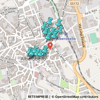 Mappa Via Giuseppe Garibaldi, 70011 Alberobello BA, Italia (0.185)