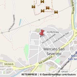 Mappa Via Serino Ovidio, 1, 84085 Mercato San Severino, Salerno (Campania)