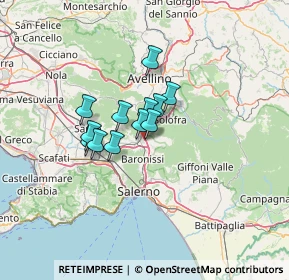 Mappa Via Canfora, 84084 Fisciano SA, Italia (8.60333)