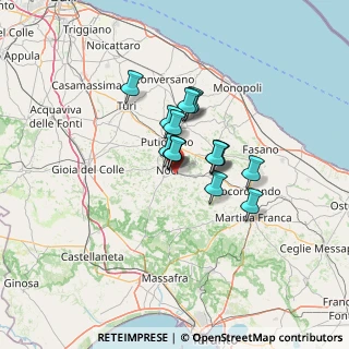 Mappa Via dell'industria, 70015 Noci BA, Italia (8.8)