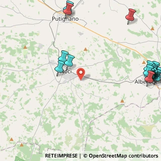 Mappa Via dell'industria, 70015 Noci BA, Italia (7.0635)