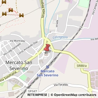Mappa Via Ferrovia, 1, 84085 Mercato San Severino, Salerno (Campania)