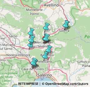 Mappa Via Porta Rotese, 84085 Mercato San Severino SA, Italia (5.92714)