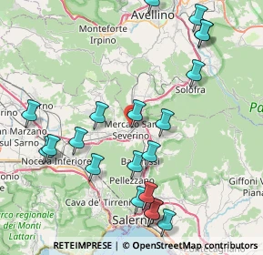 Mappa Via dei Maccaronai, 84085 Mercato San Severino SA, Italia (10.0745)