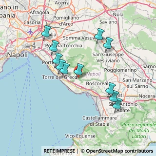Mappa Via Resina Nuova, 80059 Torre del Greco NA, Italia (7.63)