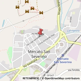 Mappa Via Vanvitelli, 51, 84085 Mercato San Severino, Salerno (Campania)