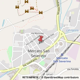 Mappa Corso Armando Diaz, 136, 84085 Mercato San Severino, Salerno (Campania)