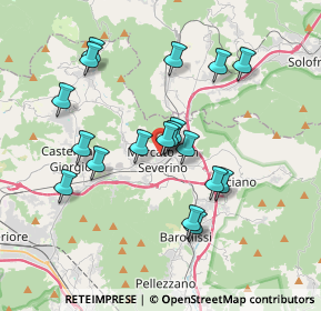 Mappa Piazza Cesare Battisti, 84085 Mercato San Severino SA, Italia (3.64833)