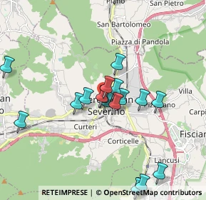 Mappa Piazza Cesare Battisti, 84085 Mercato San Severino SA, Italia (2.142)