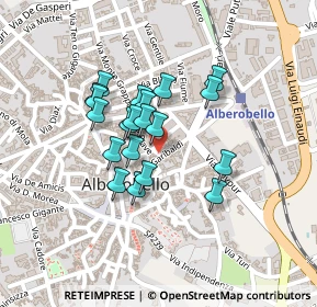 Mappa Via G. Giovè, 70011 Alberobello BA, Italia (0.176)