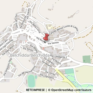 Mappa Via Castelverde, 54, 07022 Berchidda, Sassari (Sardegna)