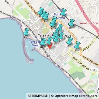 Mappa Via Che Mena A S. Croce, 80059 Torre del Greco NA, Italia (0.4655)