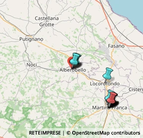 Mappa Via Pietro Campione, 70011 Alberobello BA, Italia (8.95444)