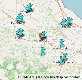 Mappa Via Pietro Campione, 70011 Alberobello BA, Italia (9.2265)