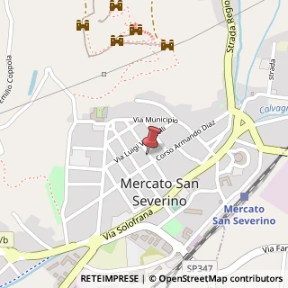 Mappa Via Nazario Sauro, 7, 84085 Mercato San Severino, Salerno (Campania)