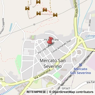 Mappa Via Vanvitelli, 52, 84085 Mercato San Severino, Salerno (Campania)