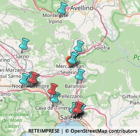 Mappa Via Nazario Sauro, 84085 Mercato San Severino SA, Italia (9.509)