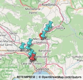 Mappa Via Nazario Sauro, 84085 Mercato San Severino SA, Italia (7.21273)