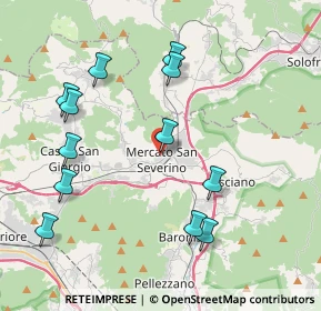 Mappa Via Nazario Sauro, 84085 Mercato San Severino SA, Italia (4.67333)