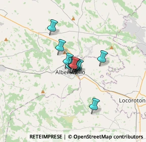 Mappa Via Cavour, 70011 Alberobello BA, Italia (1.6475)