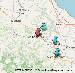 Mappa Via Cavour, 70011 Alberobello BA, Italia (5.49)