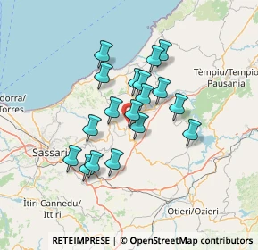 Mappa Localitá Don Giagu, 07030 Chiaramonti SS, Italia (11.55778)