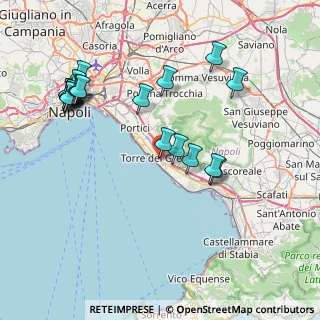 Mappa I° Vico Giardino del Carmine, 80059 Torre del Greco NA, Italia (9.401)