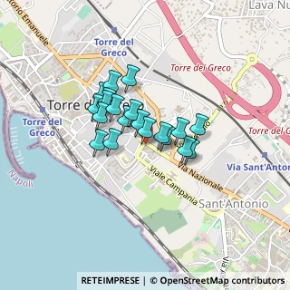 Mappa PP presso la Parrocchia Maria SS del Carmine, 80059 Torre del Greco NA, Italia (0.31)