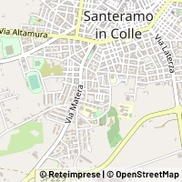 Mapa Santeramo in Colle