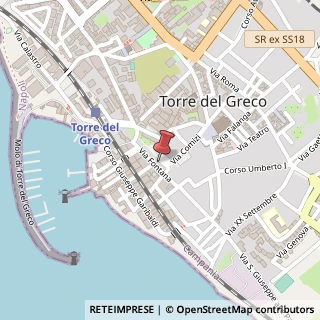 Mappa Via Fontana, 42, 80059 Torre del Greco, Napoli (Campania)