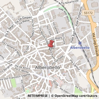 Mappa Via Piave, 50, 70011 Alberobello, Bari (Puglia)