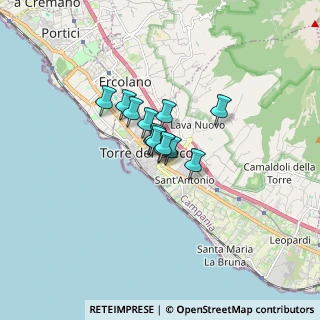 Mappa Via Baia, 80059 Torre del Greco NA, Italia (0.84538)