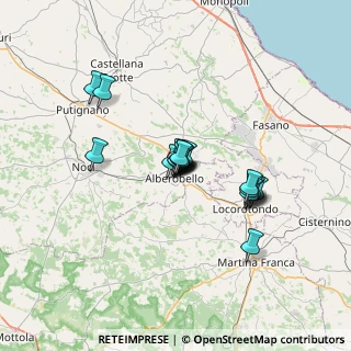 Mappa Via Guglielmo Marconi, 70011 Alberobello BA, Italia (4.7905)