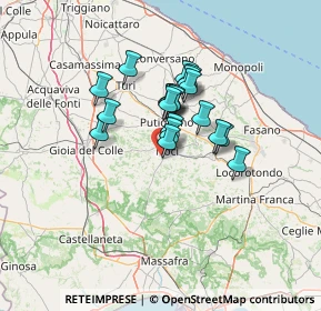 Mappa Zona C, 70015 Noci BA, Italia (9.89)