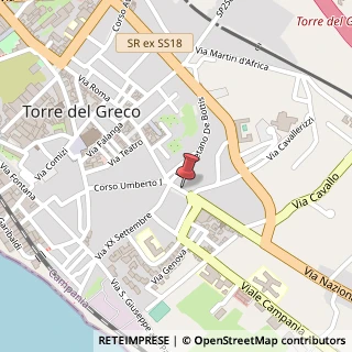 Mappa Piazza Luigi Palomba, 16, 80059 Torre del Greco, Napoli (Campania)
