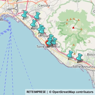 Mappa Via Comizi, 80059 Torre del Greco NA, Italia (3.90636)