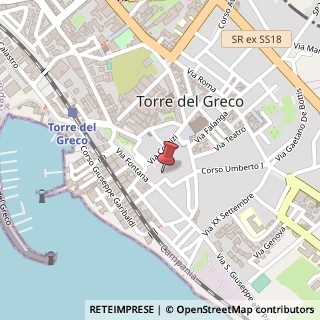 Mappa Traversa Gradoni Canali e Cancelli, 14, 80059 Torre del Greco, Napoli (Campania)