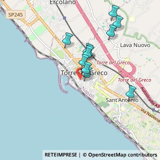 Mappa Strada Gradoni e Cancelli, 80059 Torre del Greco NA, Italia (0.89909)